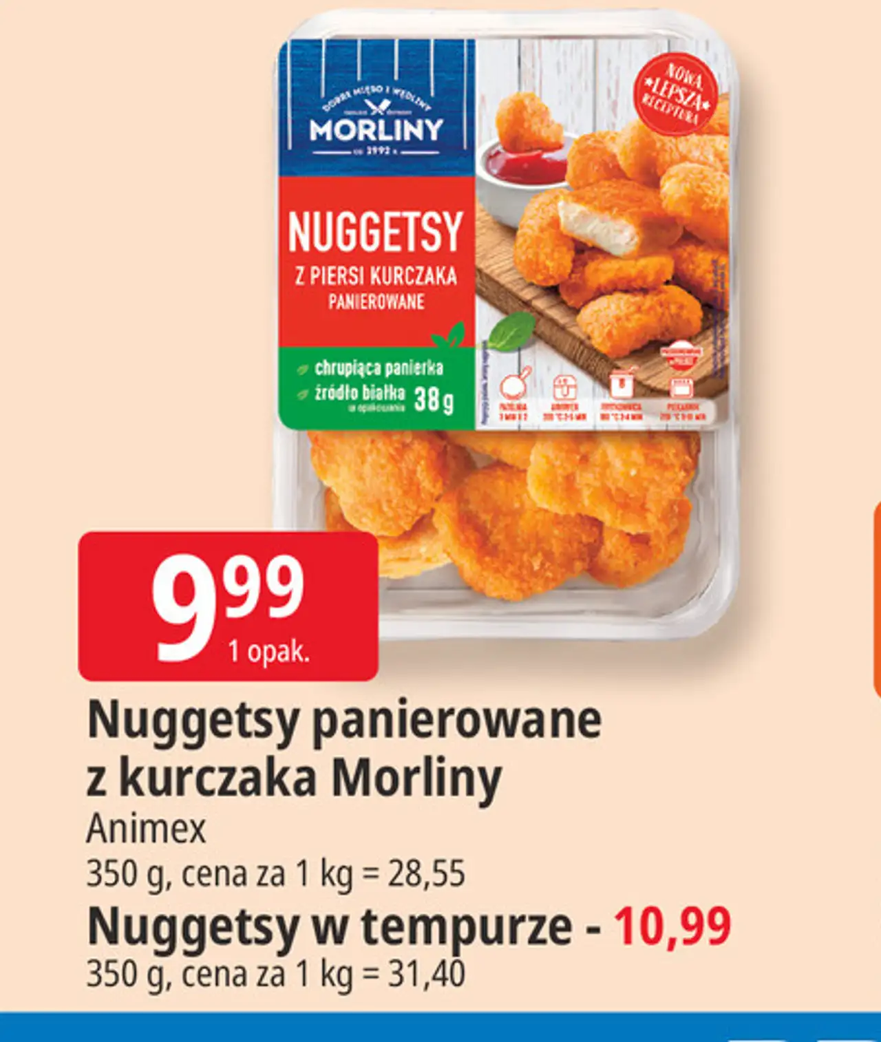 Nuggetsy panierowane z kurczaka Morliny