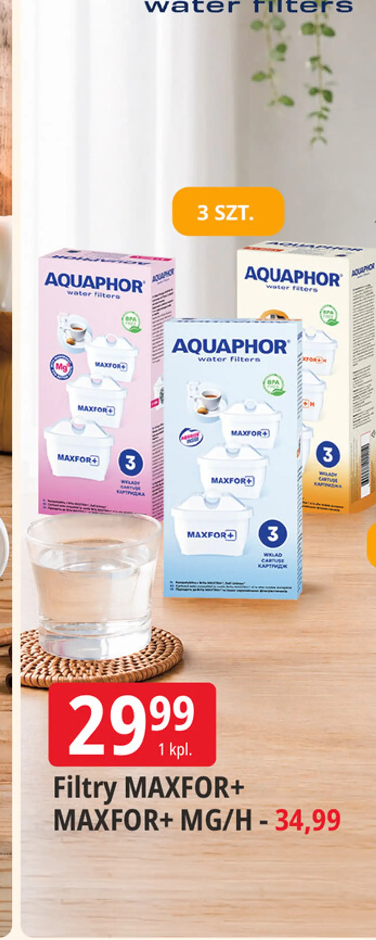 Filtry MAXFOR+ / MAXFOR+ MG/H Aquaphor