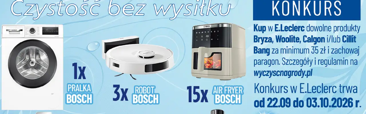 Konkurs Bryza, Woolite, Calgon, Cilit Bang