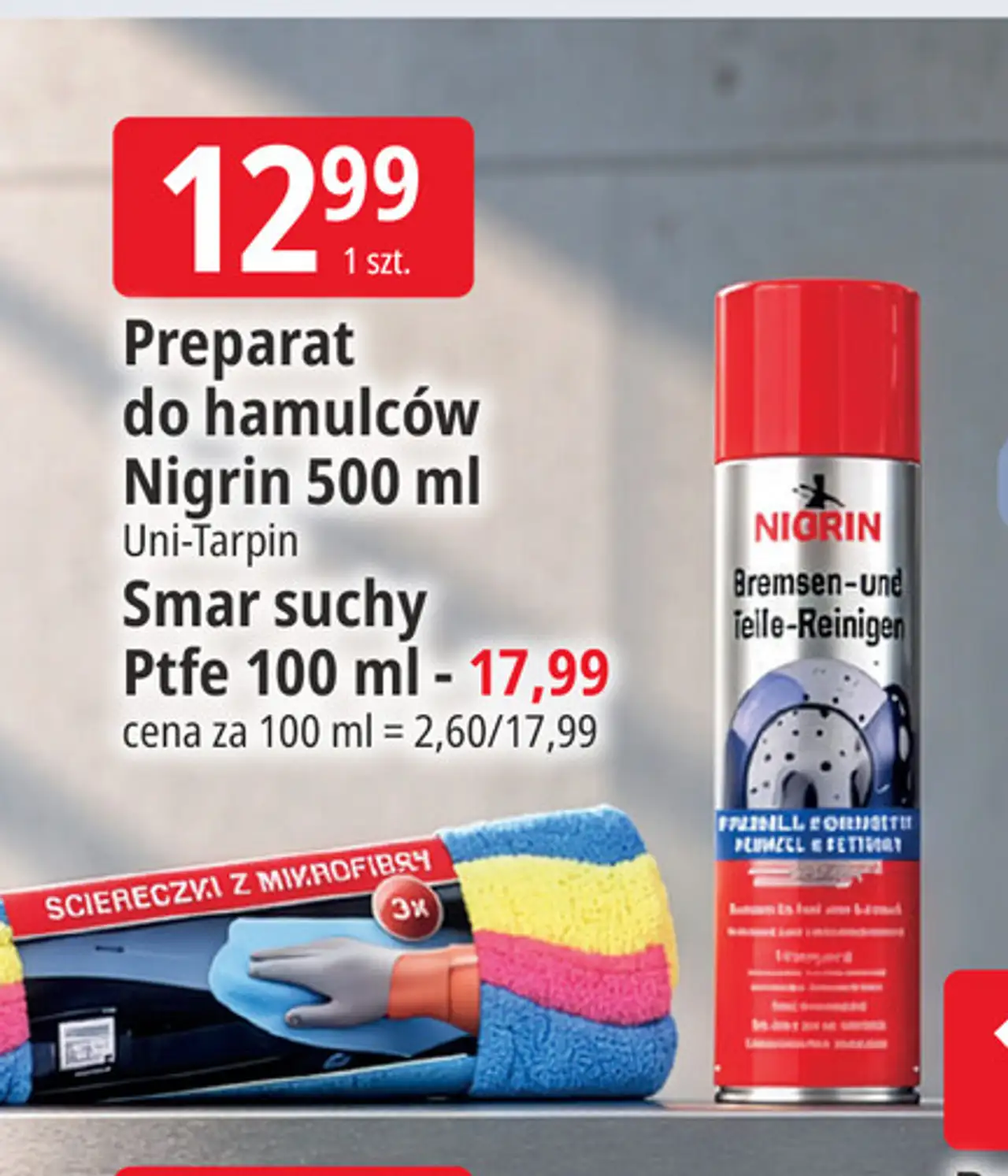 Preparat do hamulców Nigrin 500 ml