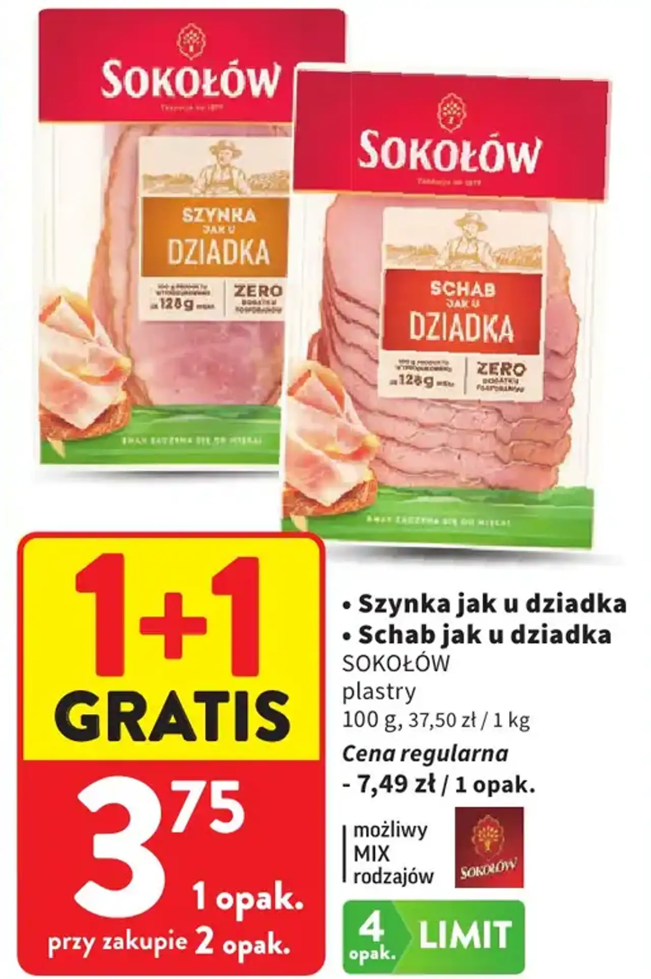Szynka jak u dziadka / Schab jak u dziadka Sokołów plastry