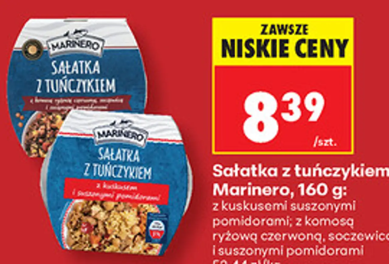 Sałatka z tuńczykiem Marinero, 160 g
