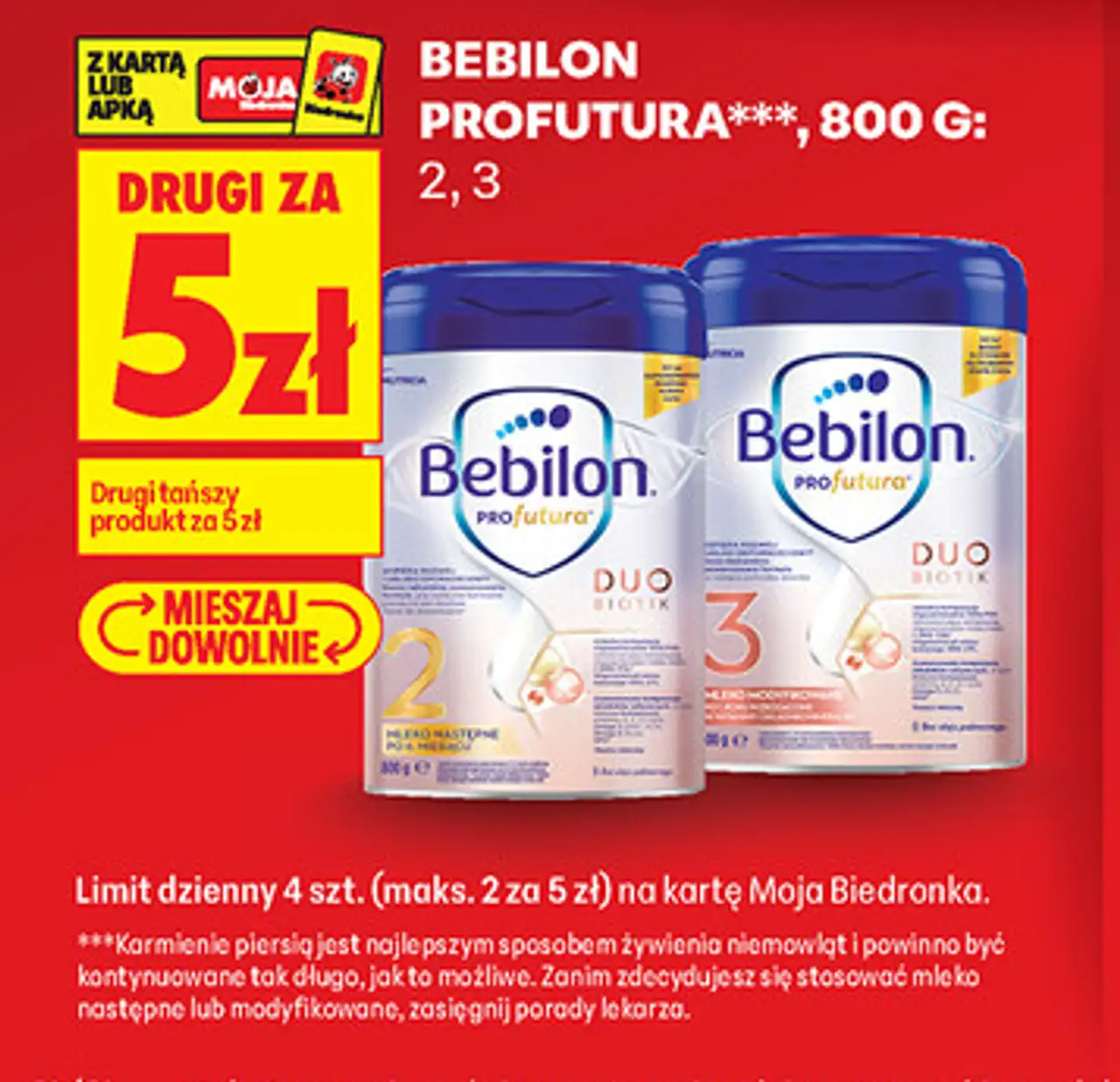Mleko Bebilon Profutura Duo Biotik 2, 3