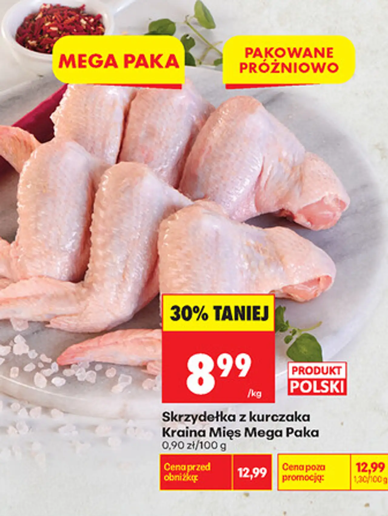 Skrzydełka z kurczaka Kraina Mięs Mega Paka
