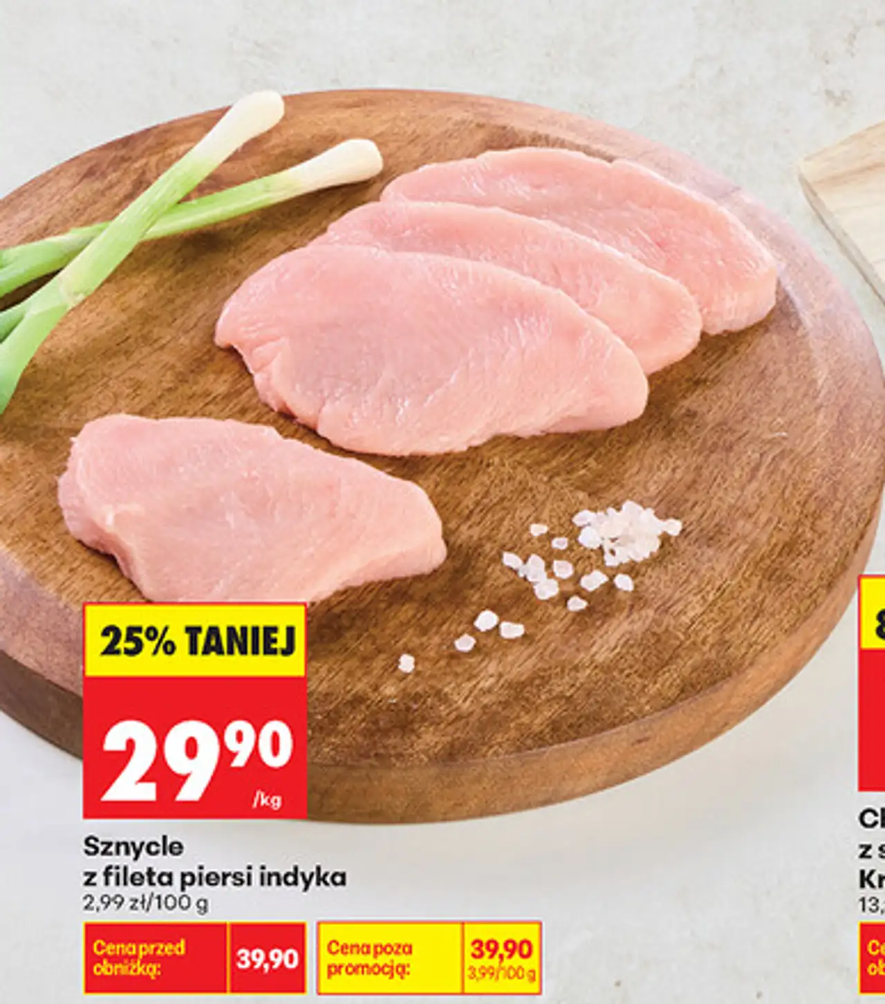Sznycle z fileta piersi indyka