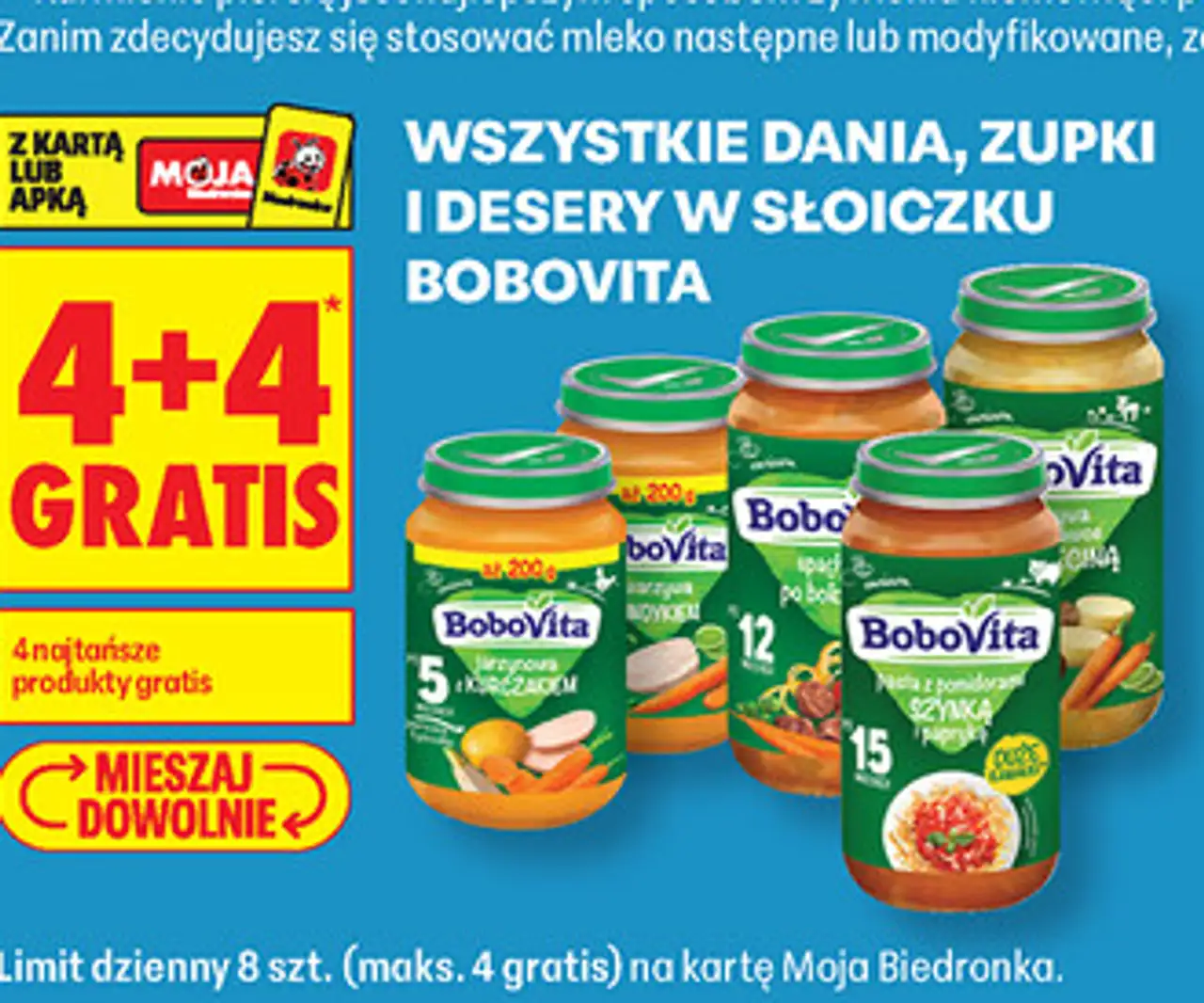 Dania, zupki i desery w słoiczku BoboVita