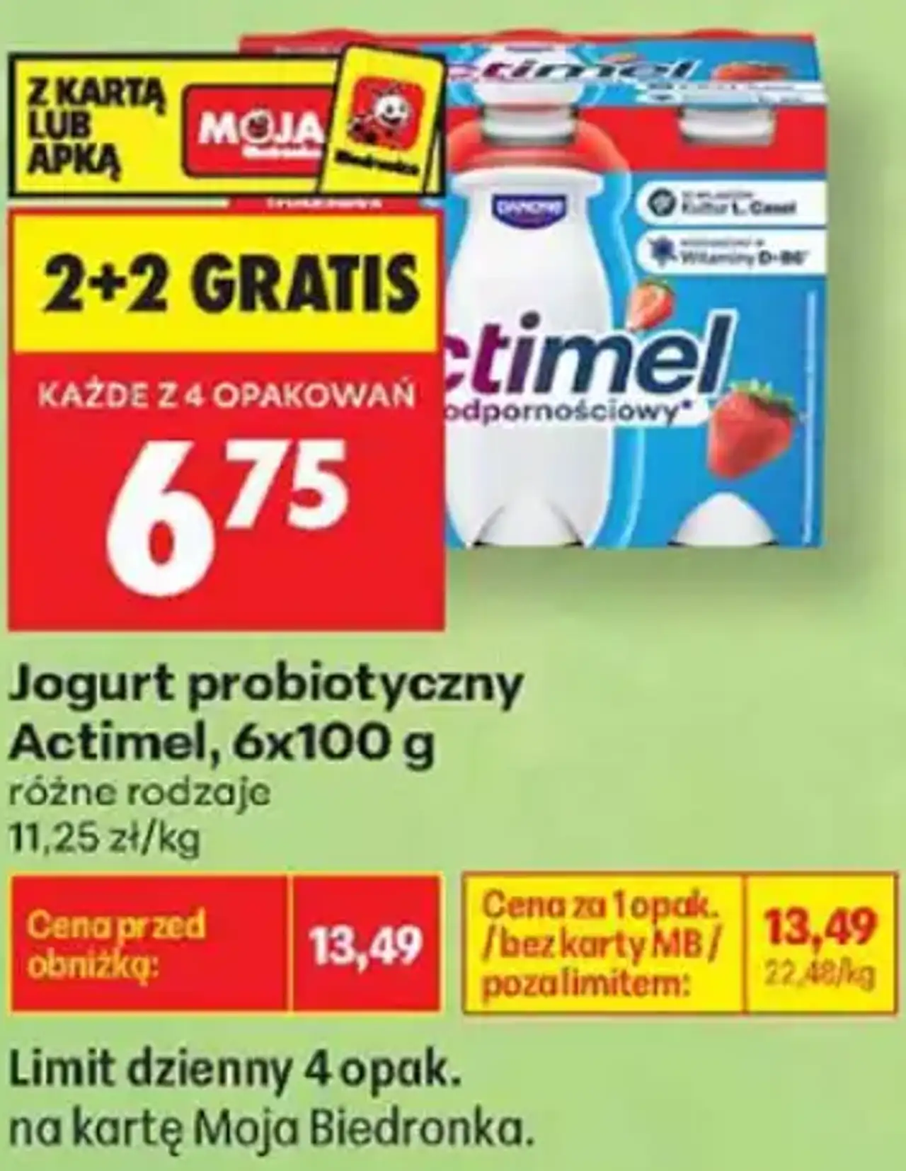 Jogurt probiotyczny Actimel