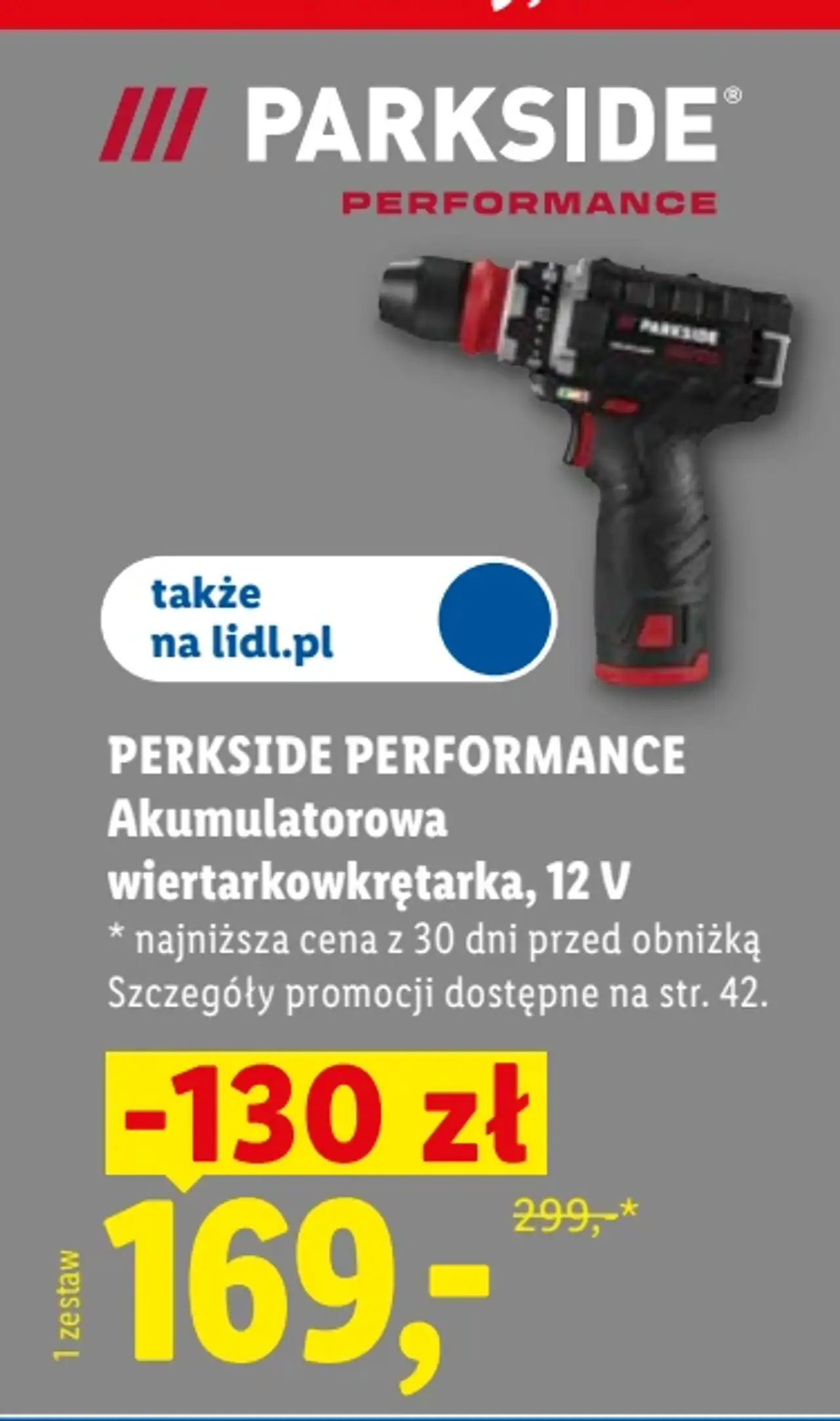 PARKSIDE PERFORMANCE Akumulatorowa wiertarkowkrętarka, 12 V