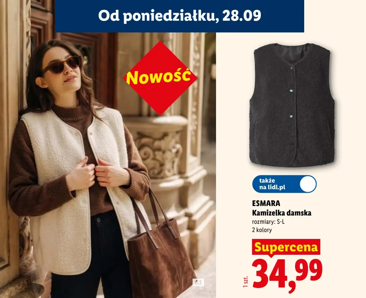 ESMARA Kamizelka damska
