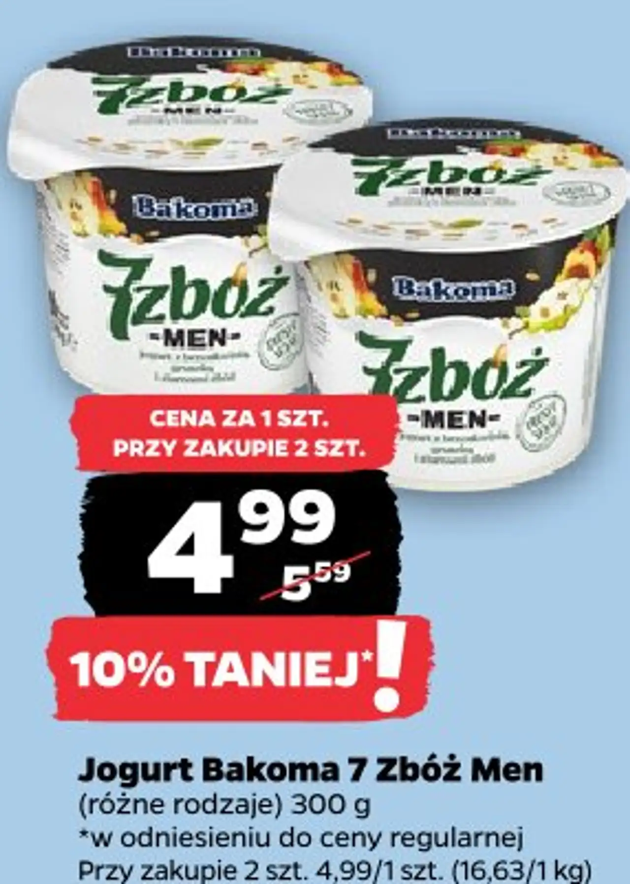Jogurt Bakoma 7 Zbóż Men