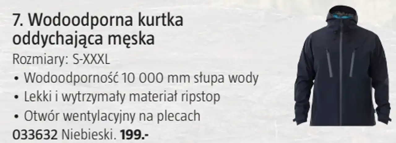 Wodoodporna kurtka oddychająca męska Kayoba Outdoor