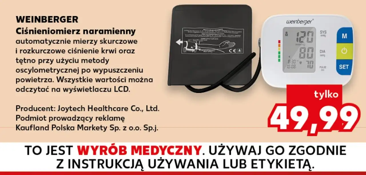 Weinberger Ciśnieniomierz naramienny