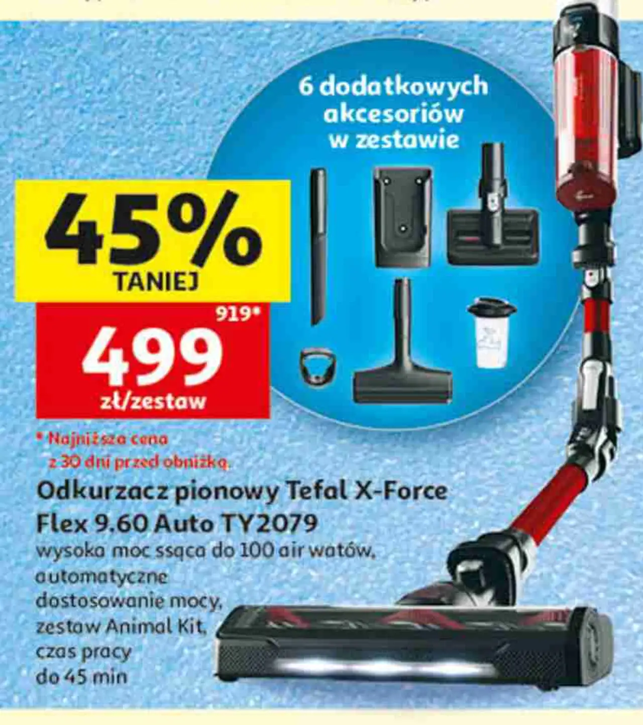 Odkurzacz pionowy Tefal X-Force Flex 9.60 Auto TY2079
