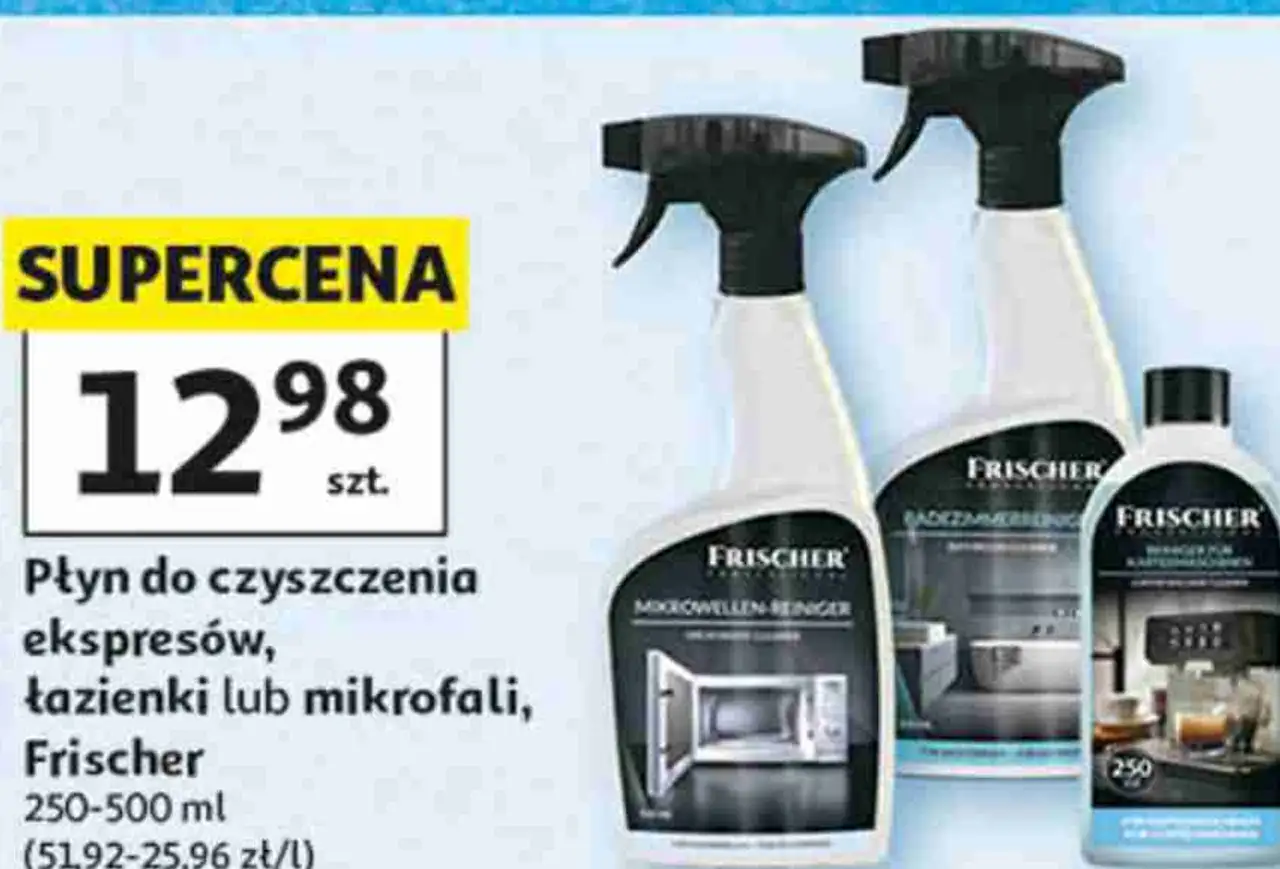 Płyn do czyszczenia ekspresów, łazienki lub mikrofali Frischer