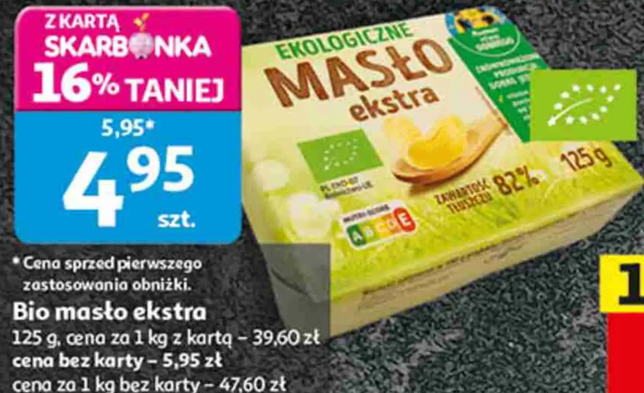 Bio masło ekstra Pewni Dobrego