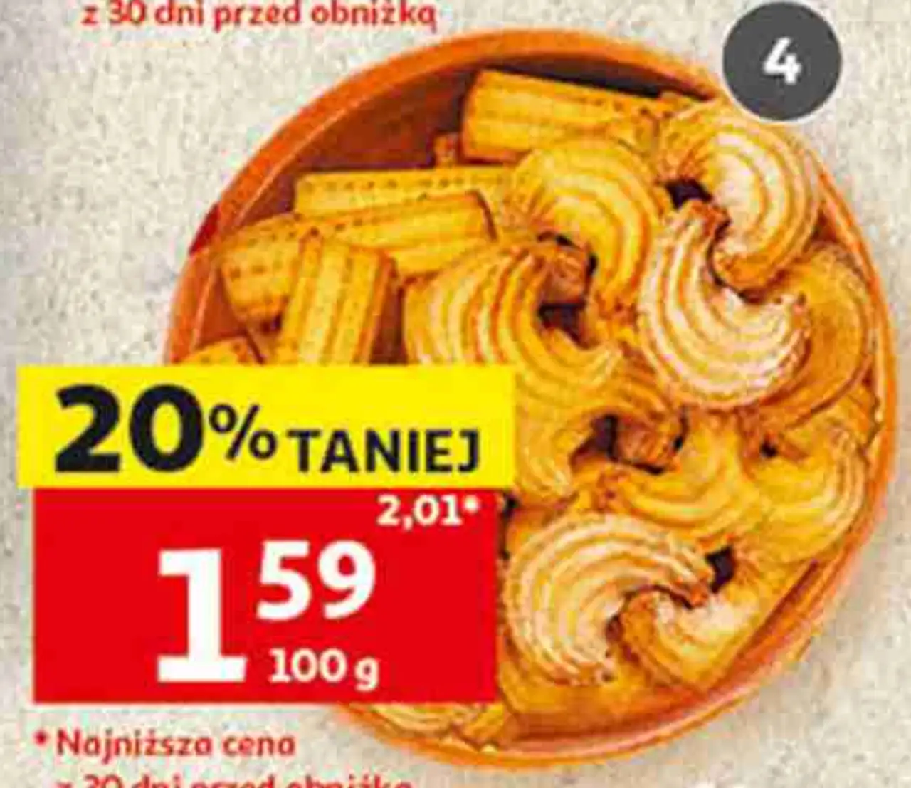 Ciastka Złotokłos: domowe, rozetki lub rogaliki z cukrem