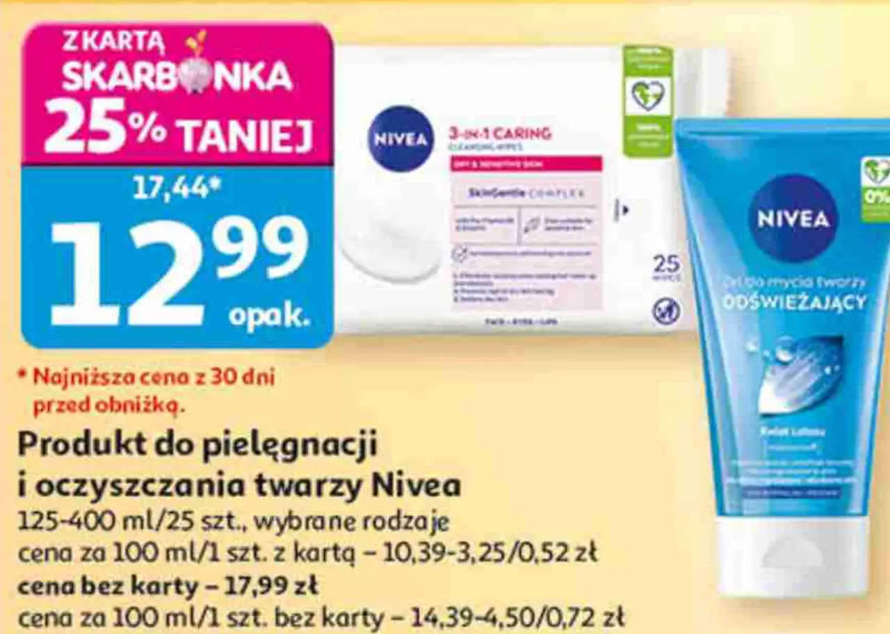 Produkt do pielęgnacji i oczyszczania twarzy Nivea