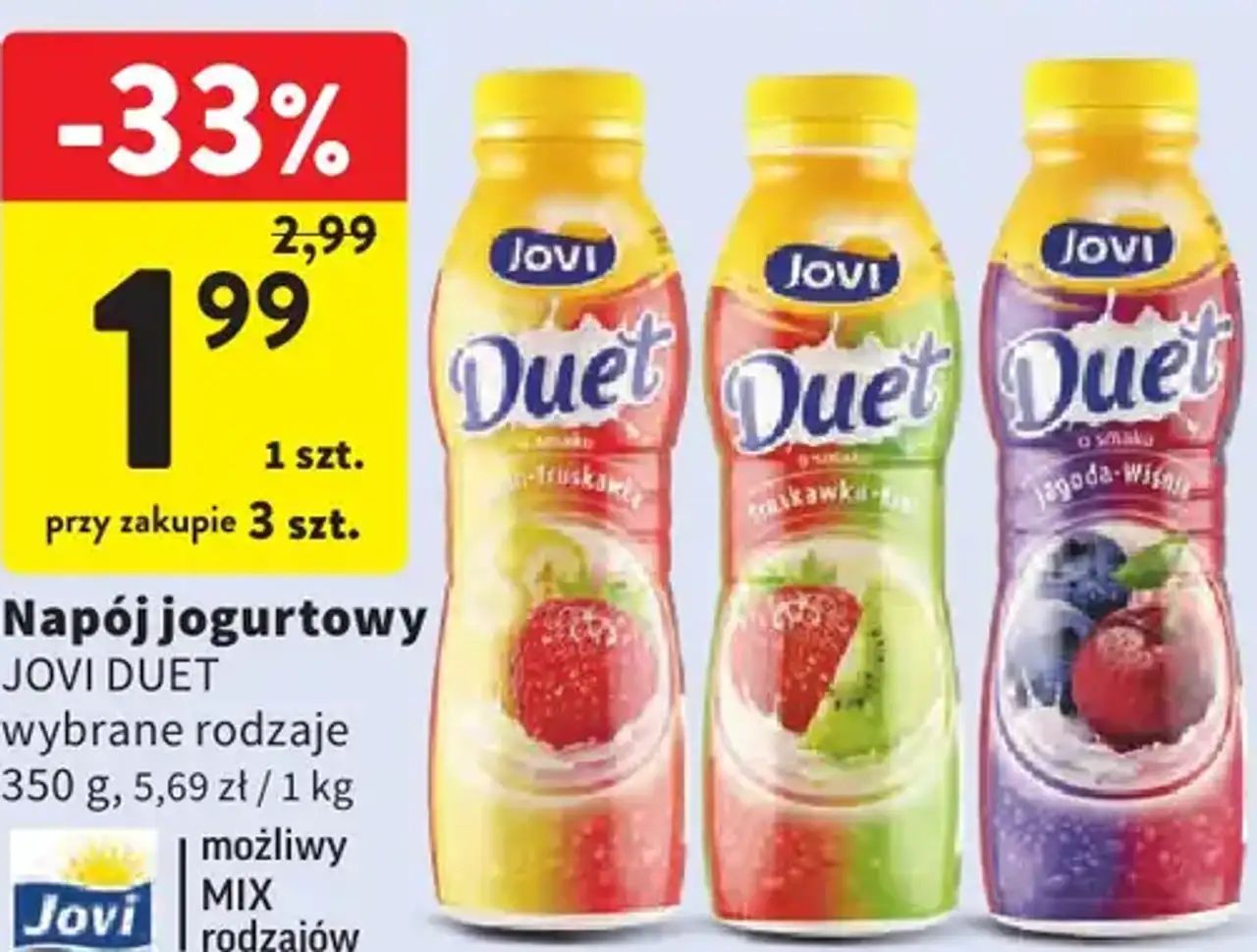 Jovi Duet Napój jogurtowy