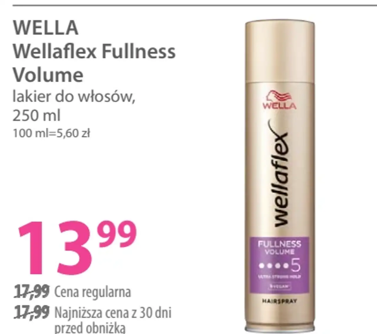 Wella Wellaflex Fullness Volume lakier do włosów