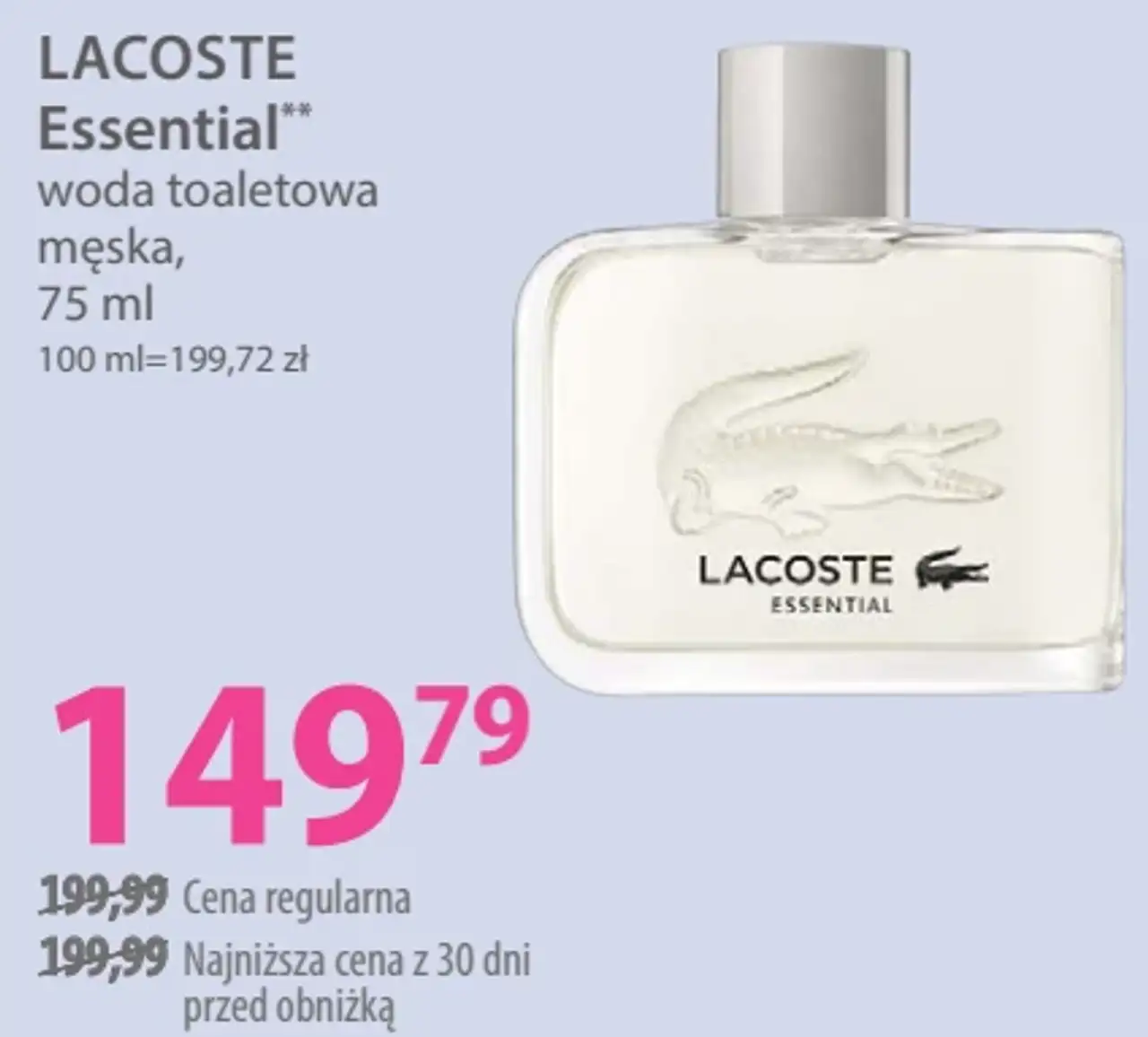 Lacoste Essential woda toaletowa męska