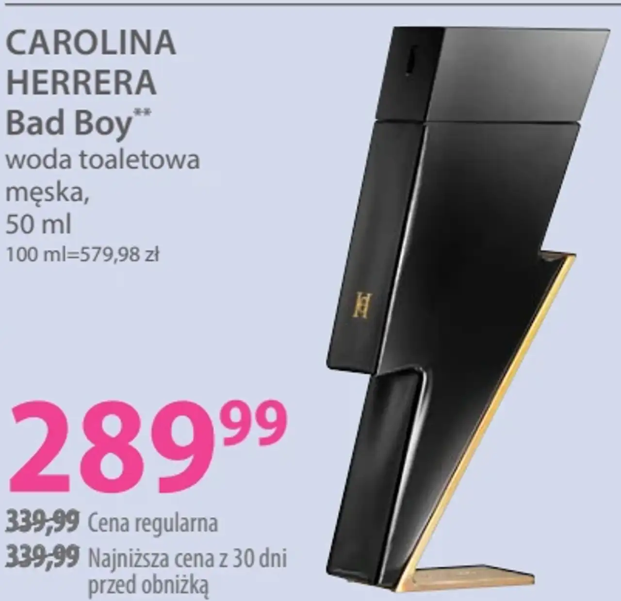 Carolina Herrera Bad Boy woda toaletowa męska