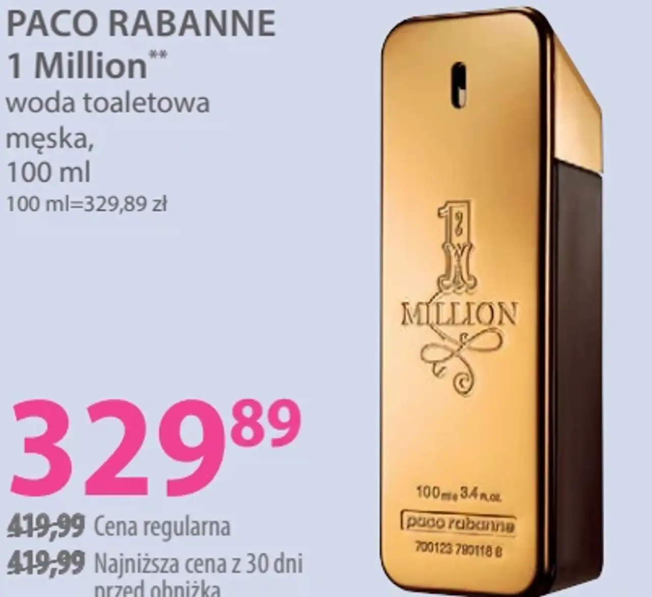 Paco Rabanne 1 Million woda toaletowa męska