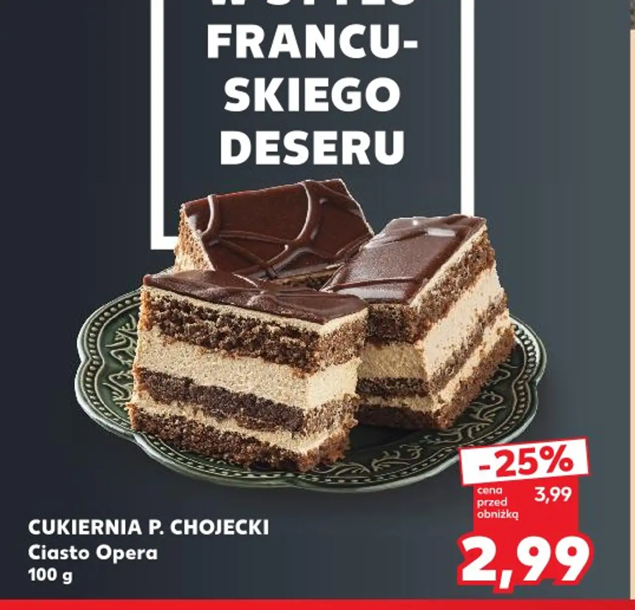 CUKIERNIA P. CHOJECKI Ciasto Opera