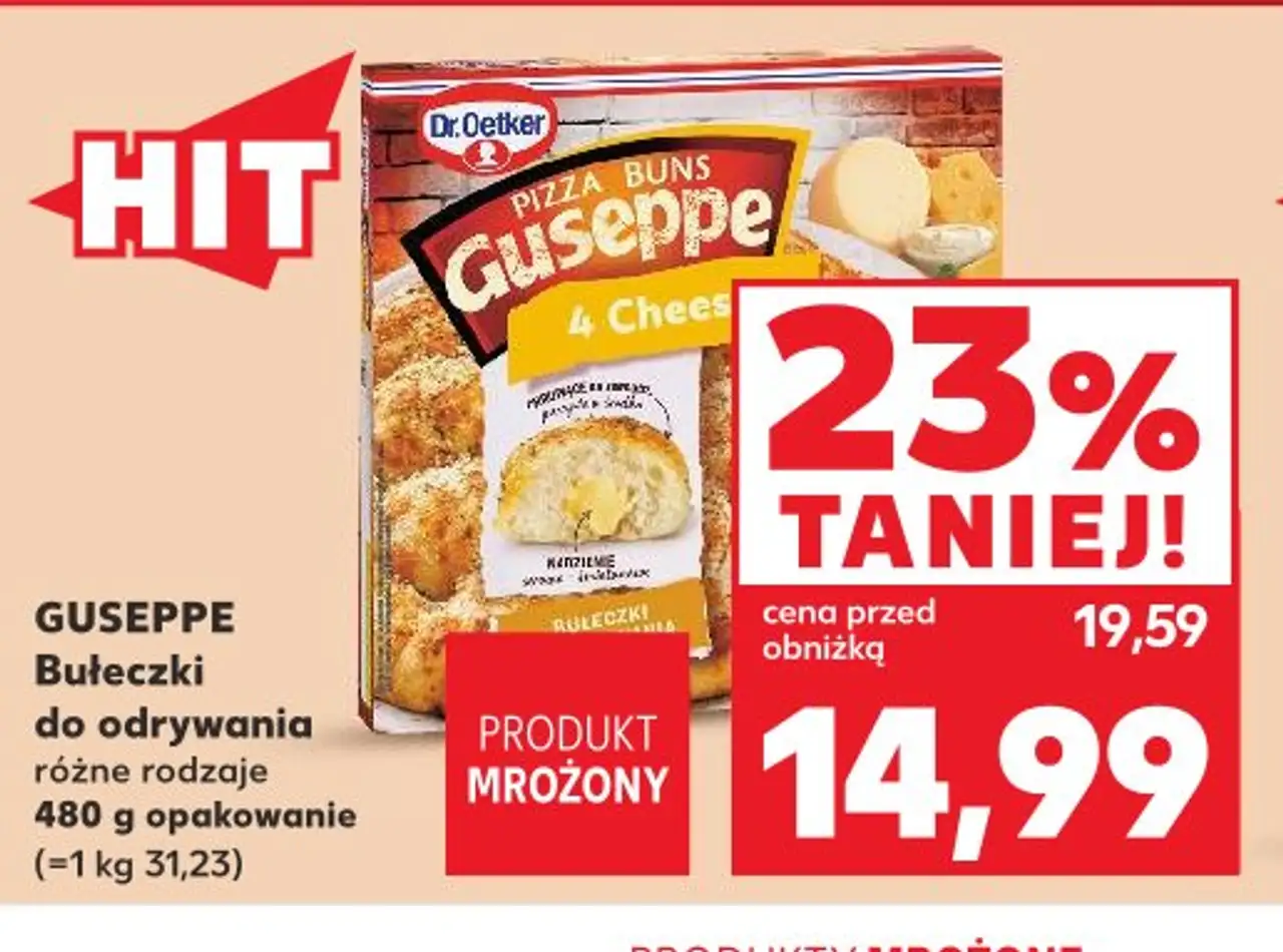 Guseppe Bułeczki do odrywania różne rodzaje