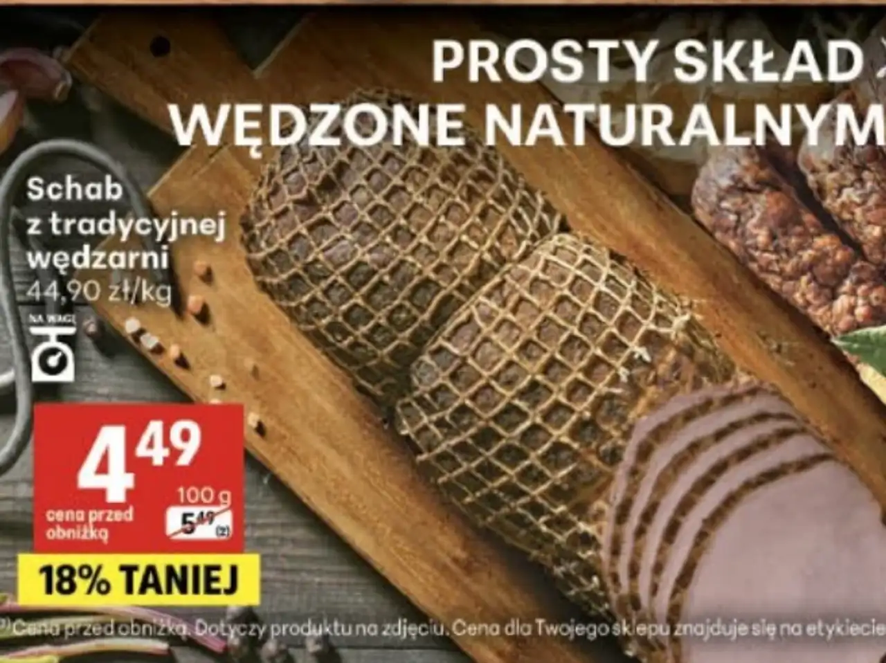 Schab z tradycyjnej wędzarni Szlachecka Wędzarnia