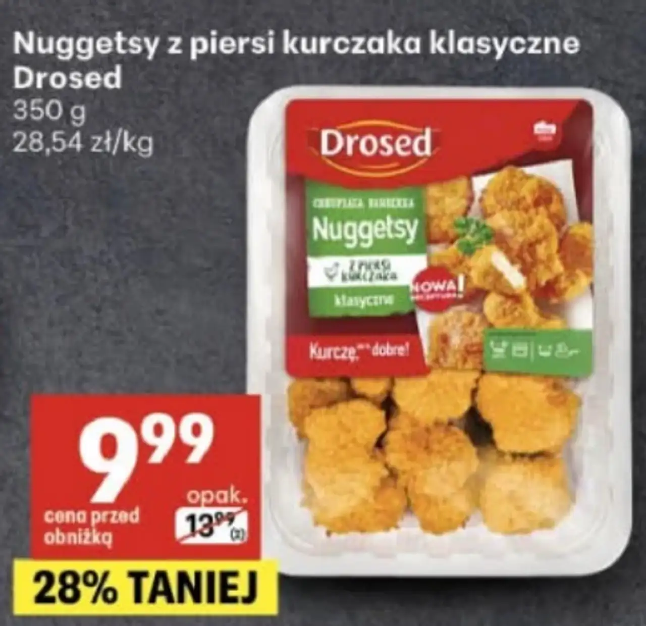 Nuggetsy z piersi kurczaka klasyczne Drosed