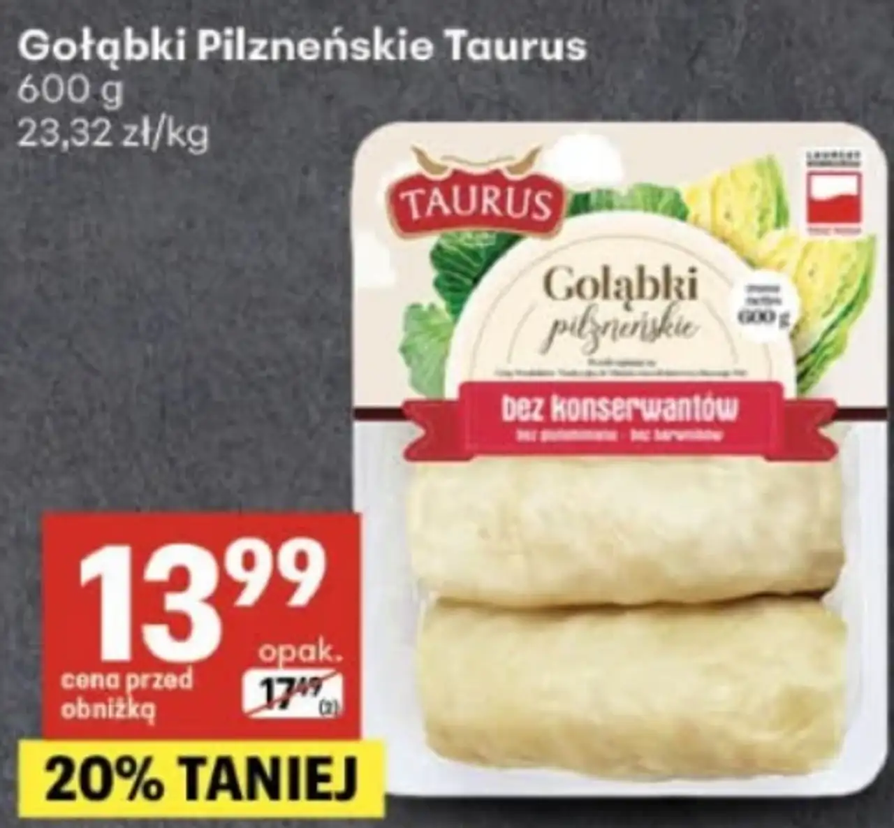 Gołąbki Pilzneńskie Taurus