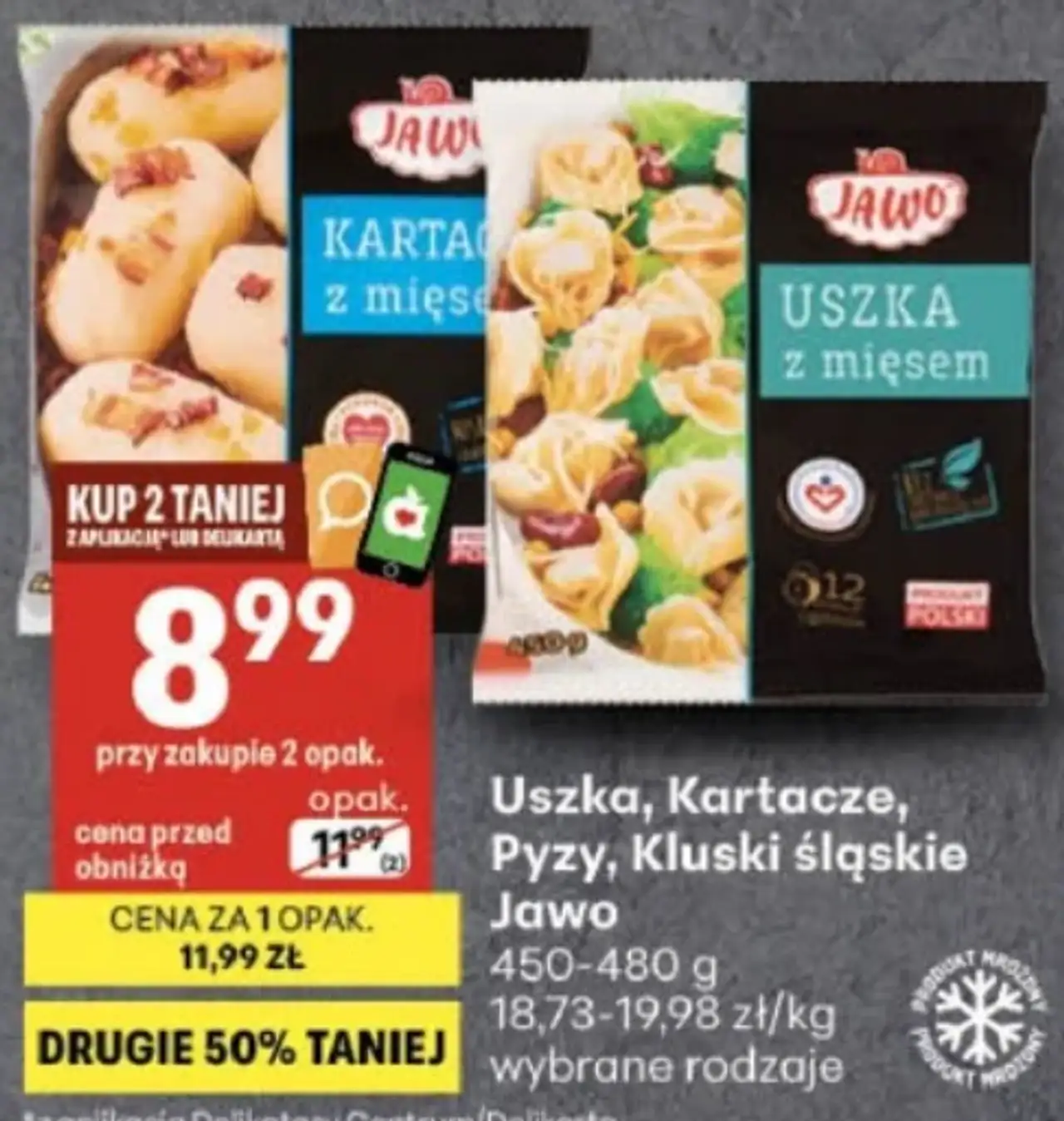 Uszka, Kartacze, Pyzy, Kluski śląskie Jawo