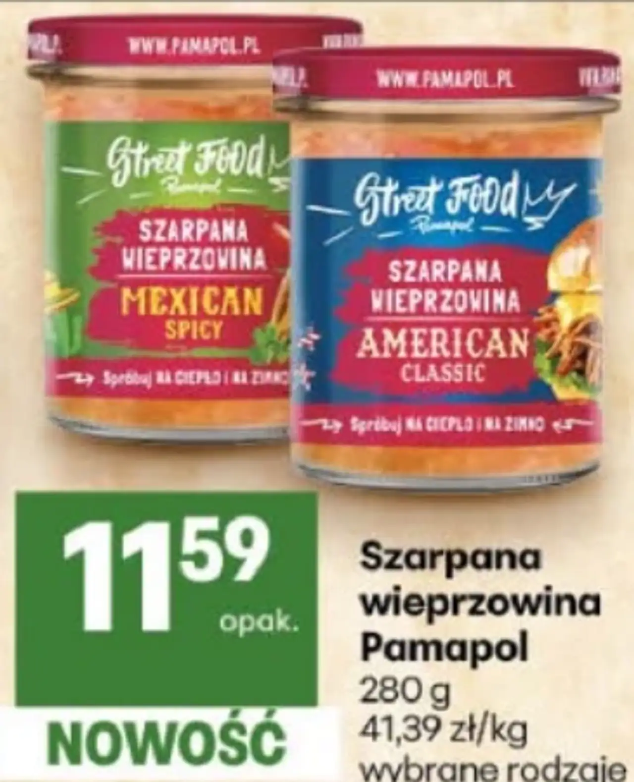 Szarpana wieprzowina Pamapol