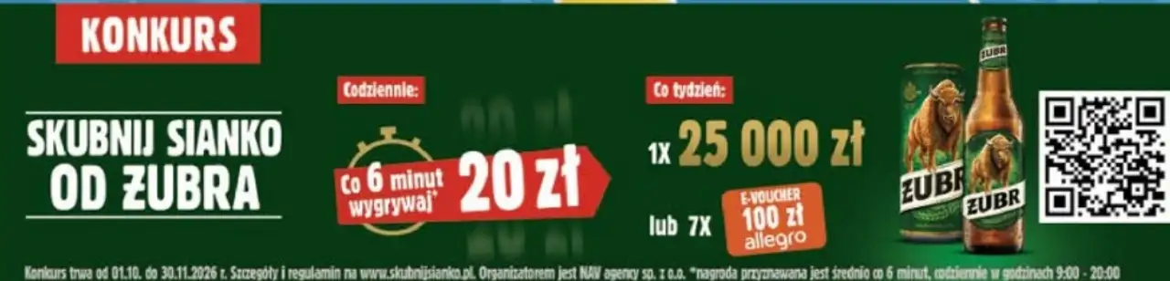 Konkurs Skubnij sianko od Żubra