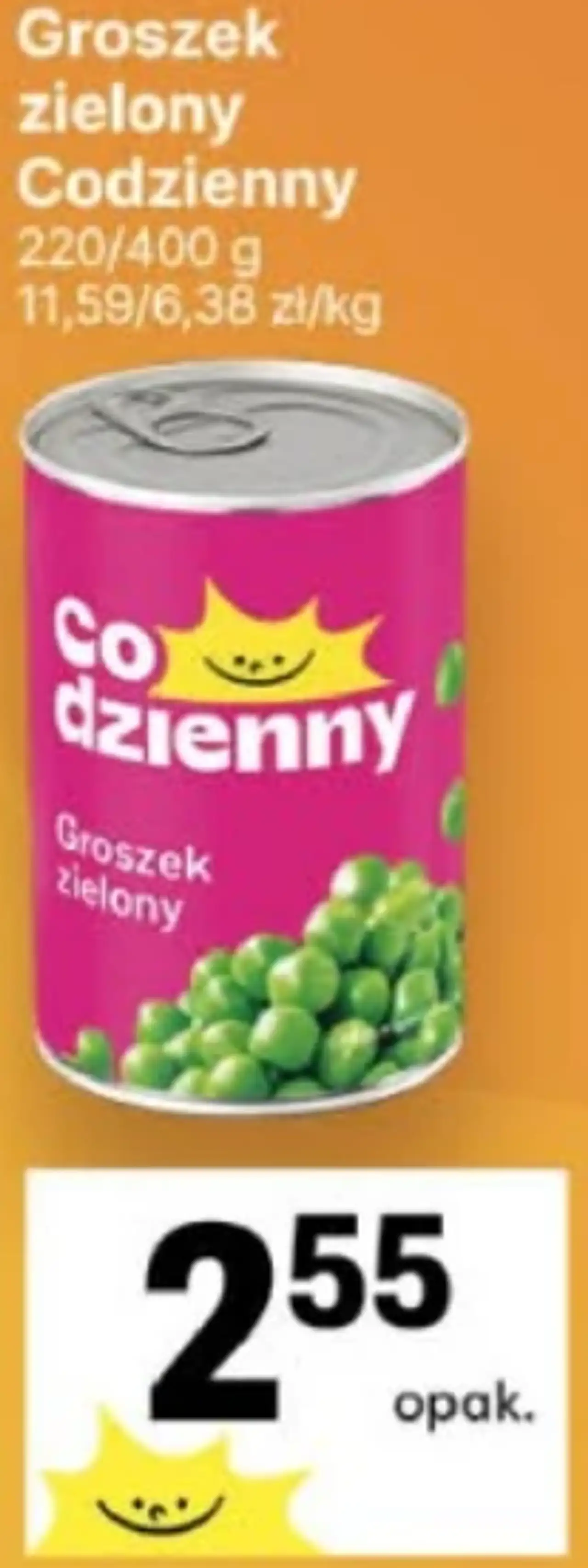 Groszek zielony Codzienny