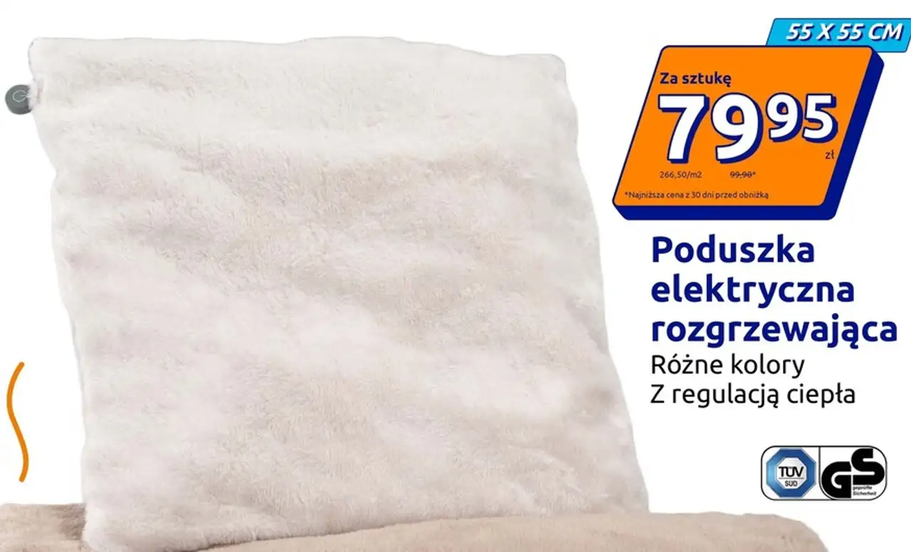 Poduszka elektryczna rozgrzewająca