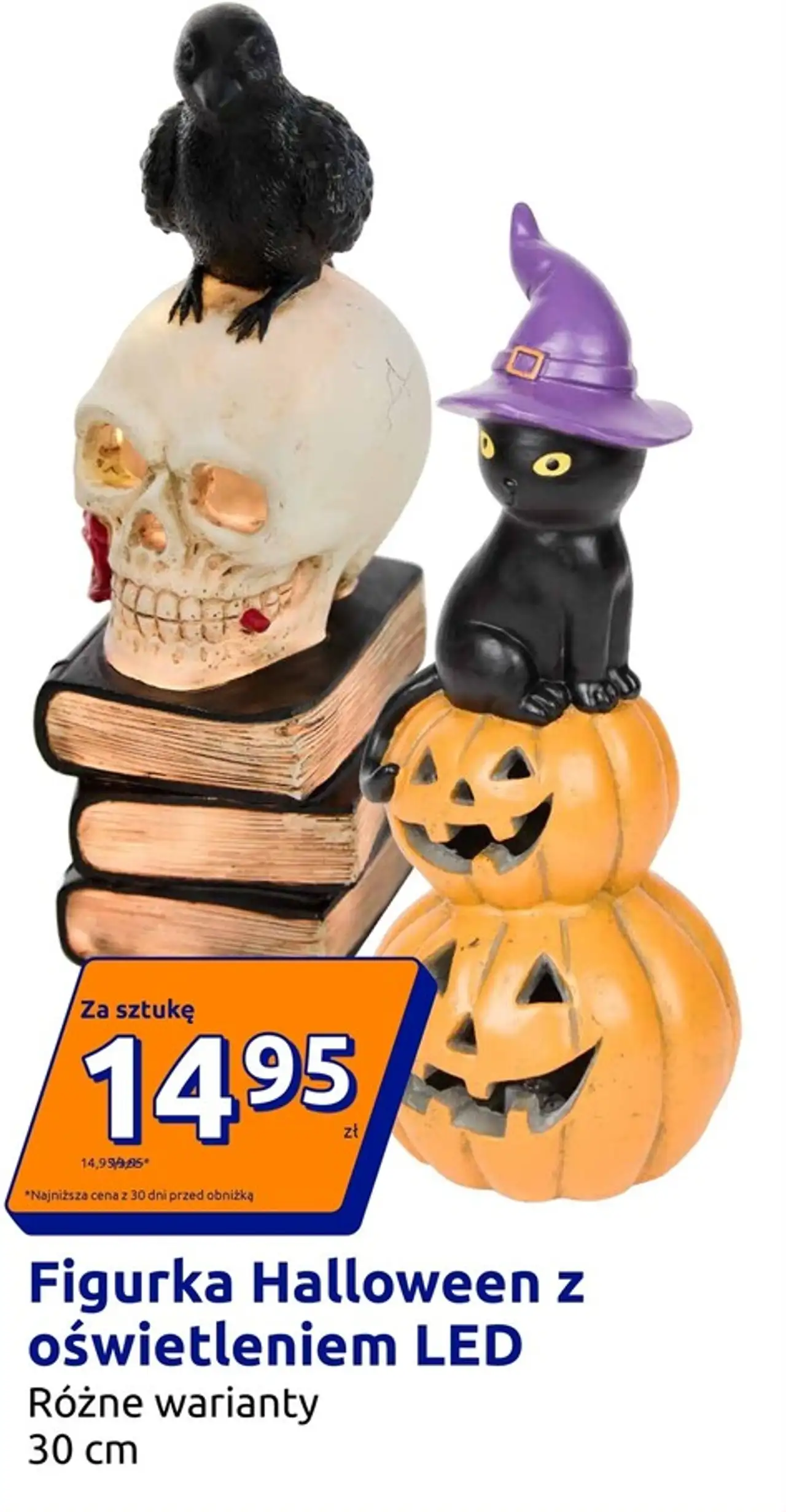 Figurka Halloween z oświetleniem LED