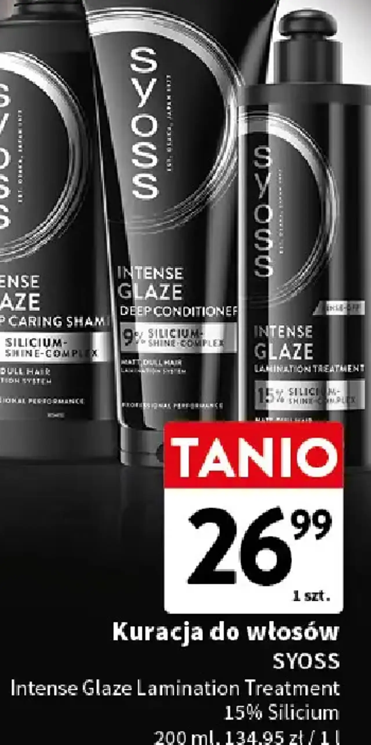 Kuracja do włosów SYOSS Intense Glaze Lamination Treatment