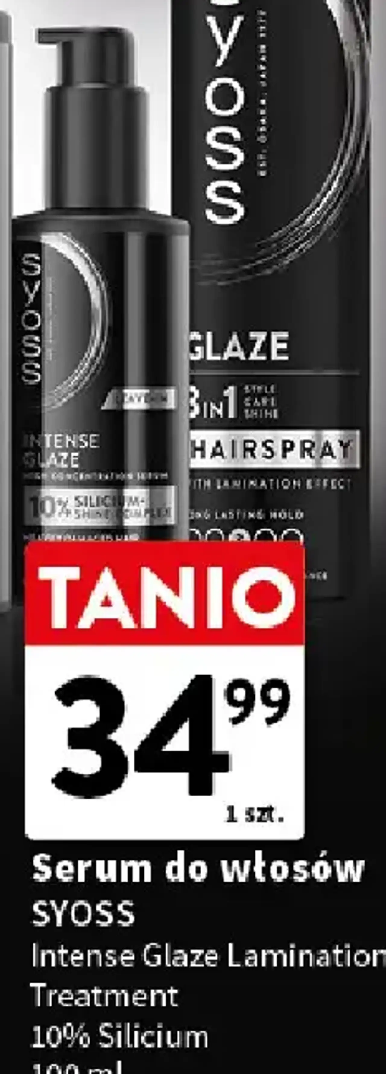 Serum do włosów SYOSS Intense Glaze Lamination Treatment