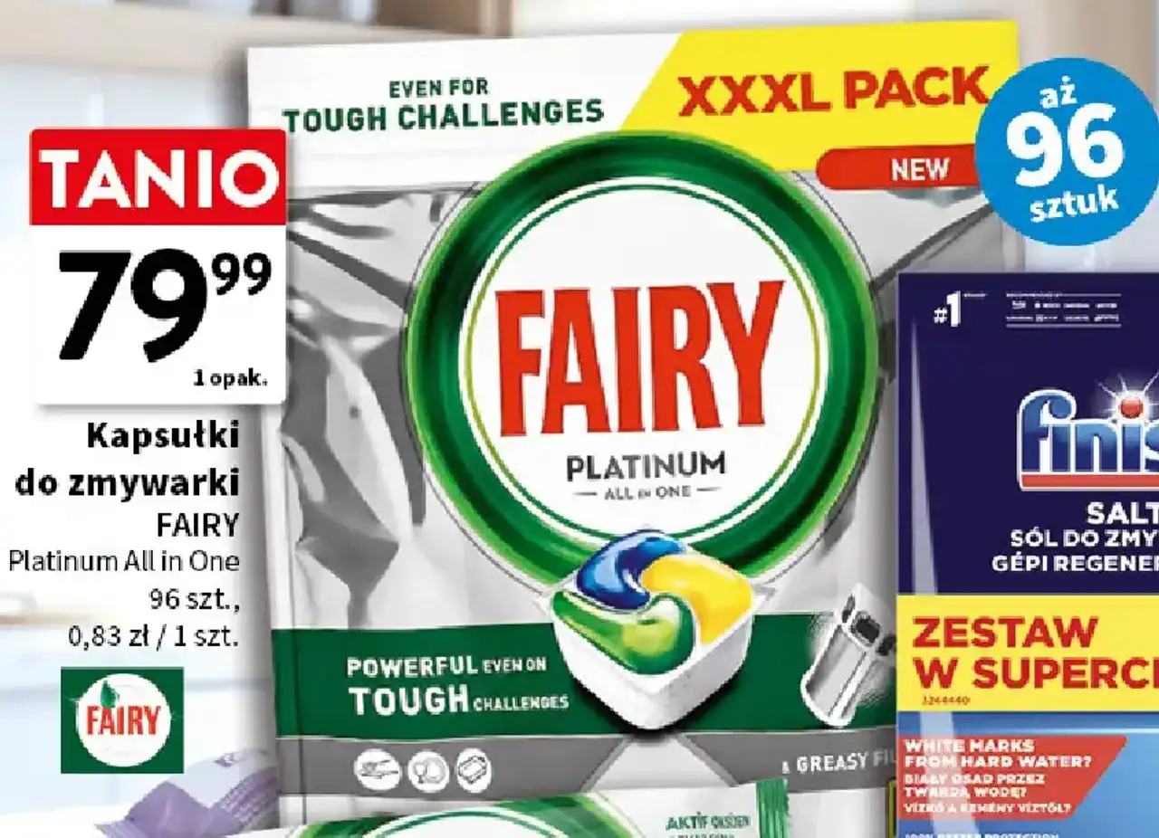 Kapsułki do zmywarki Fairy Platinum All in One