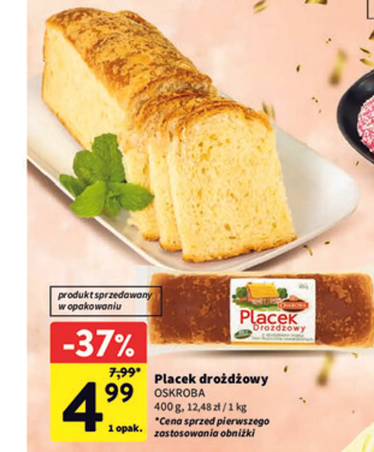 Placek drożdżowy Oskroba