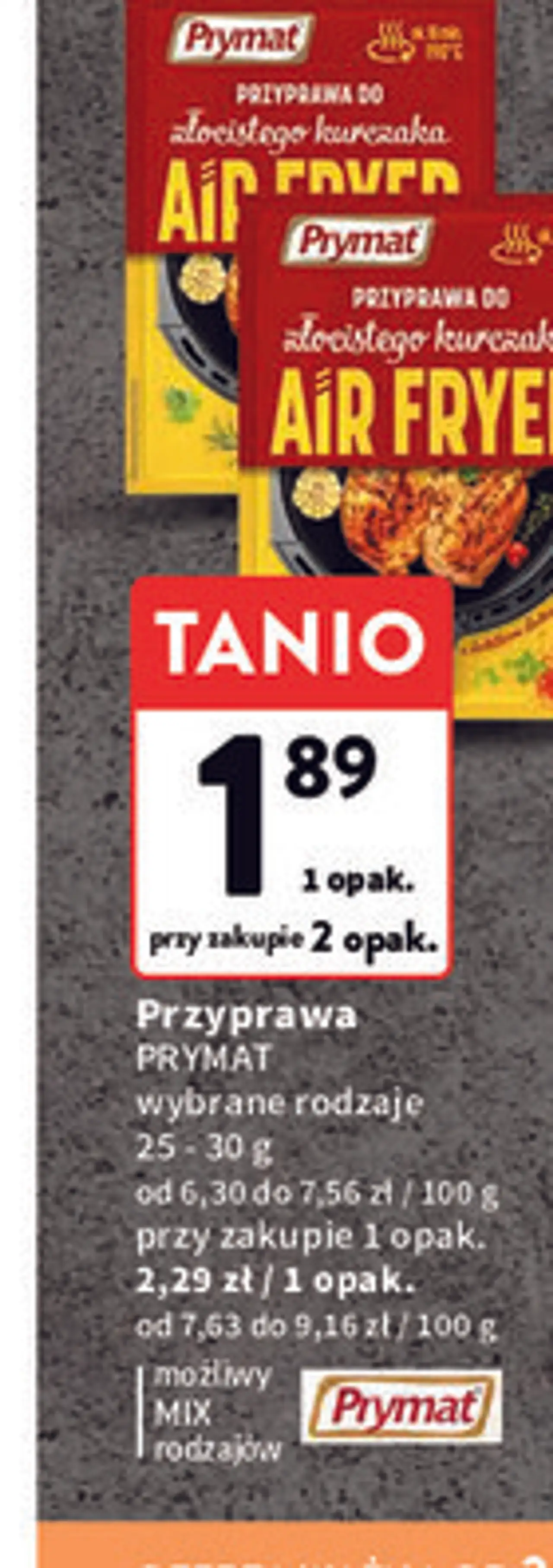 Przyprawa Prymat do złocistego kurczaka Air Fryer