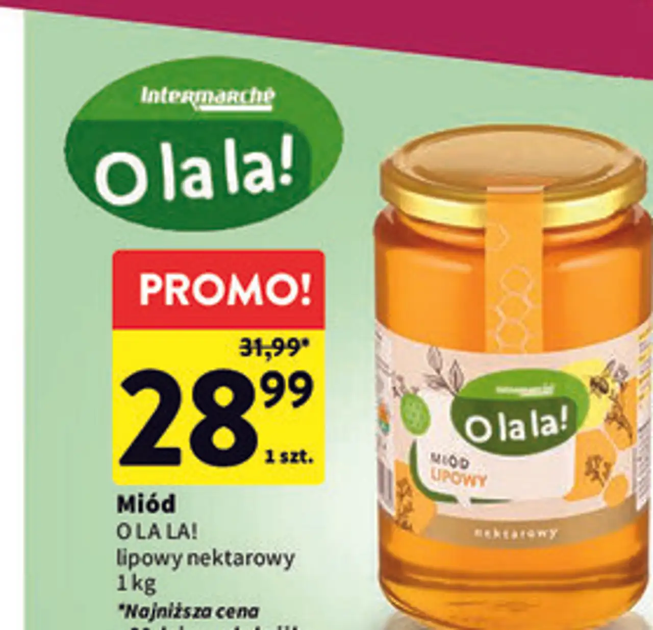 Miód O LA LA! lipowy nektarowy