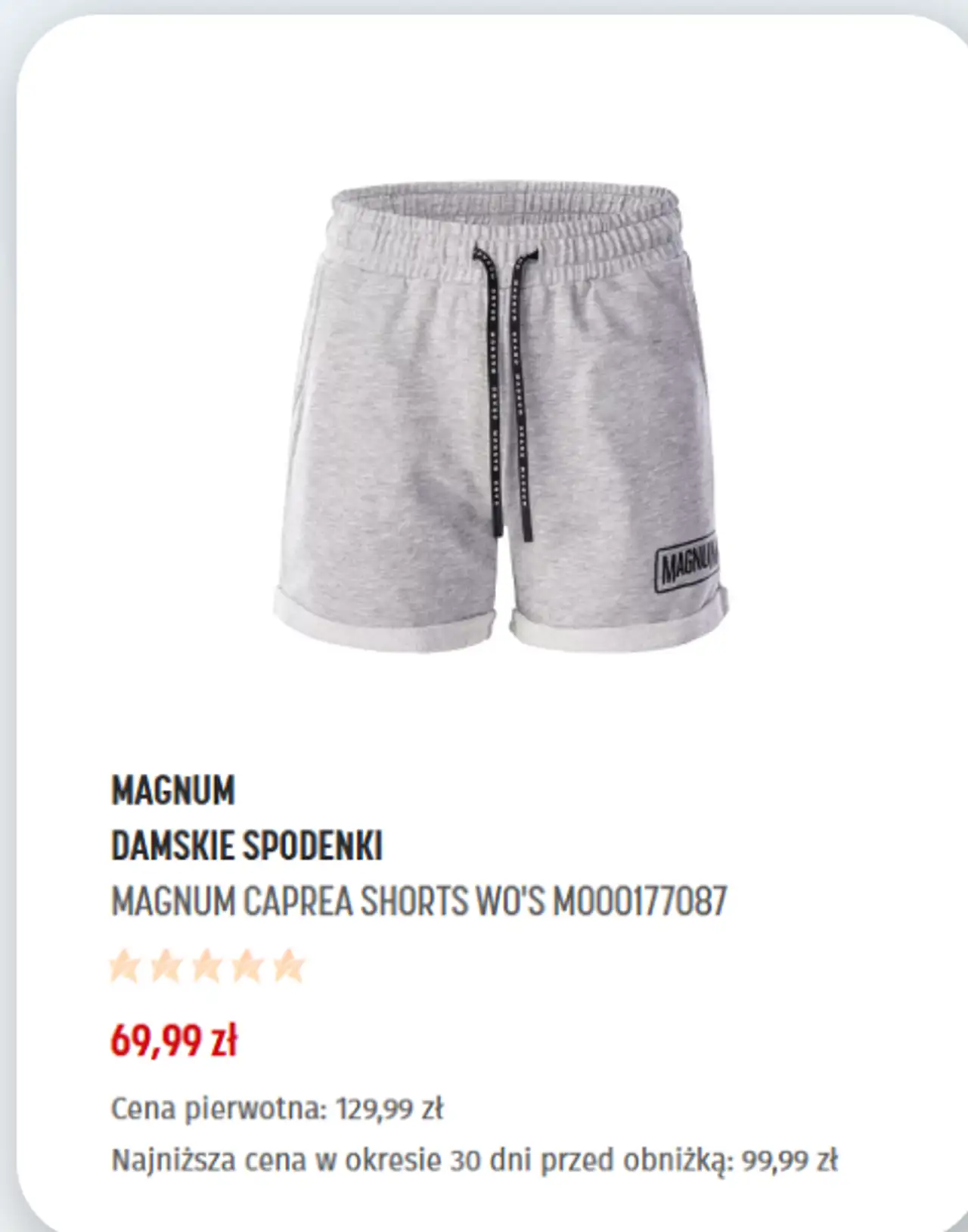 MAGNUM damskie spodenki CAPREA SHORTS WO'S M000177087