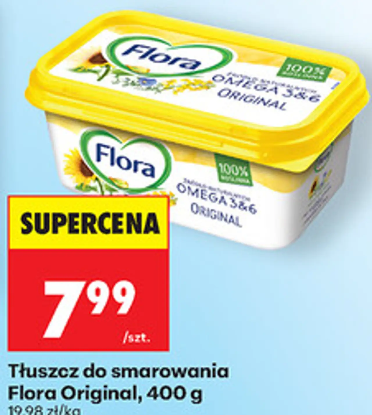 Tłuszcz do smarowania Flora Original, 400 g