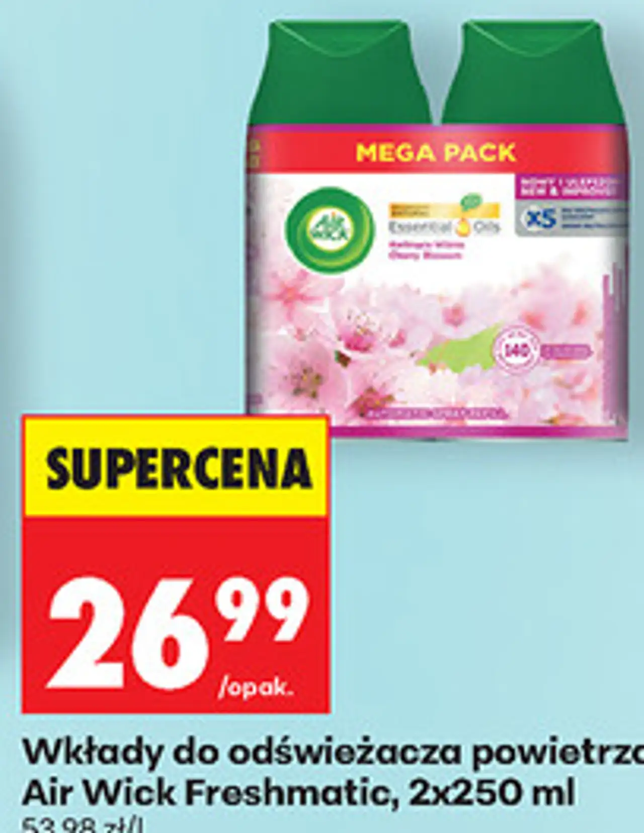 Wkłady do odświeżacza powietrza Air Wick Freshmatic