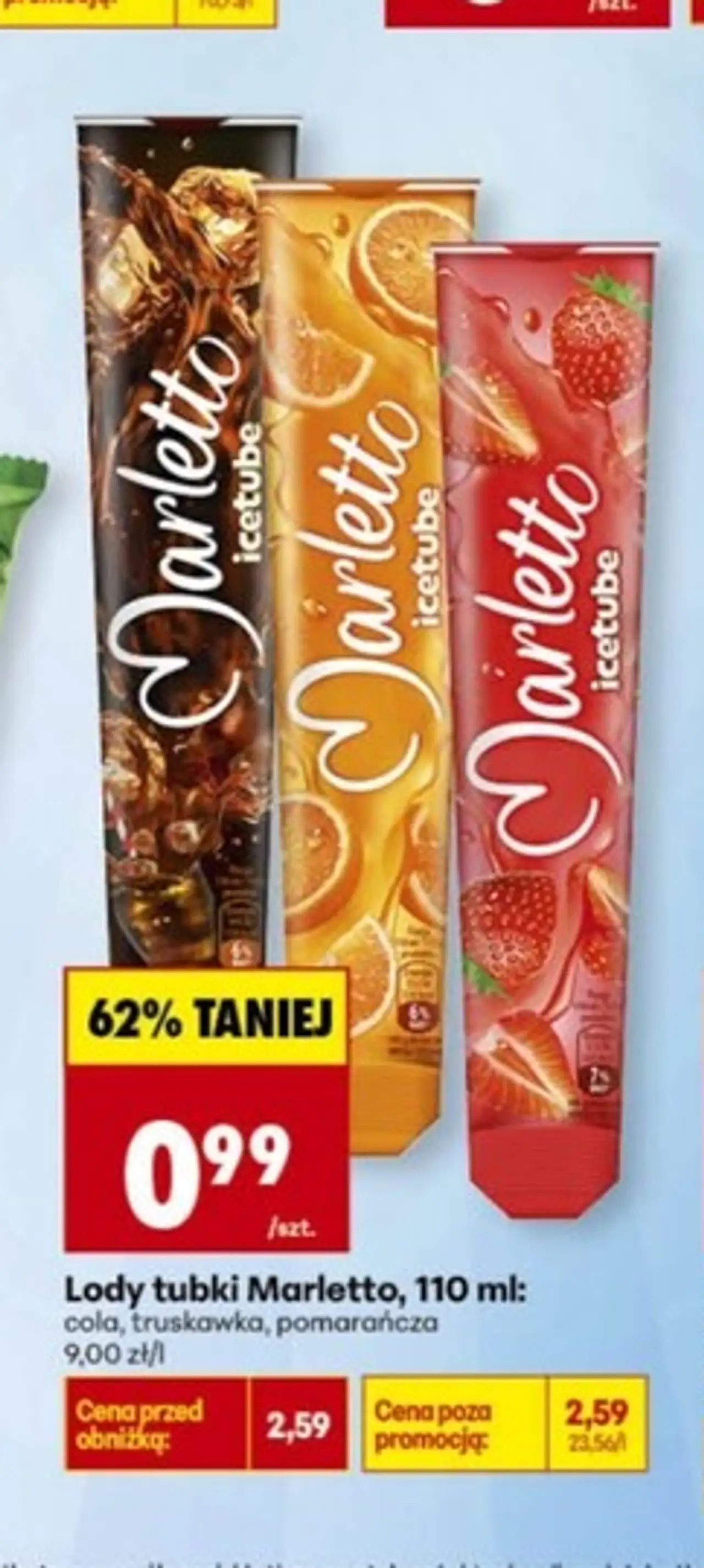 Lody pomarańczowe Marletto