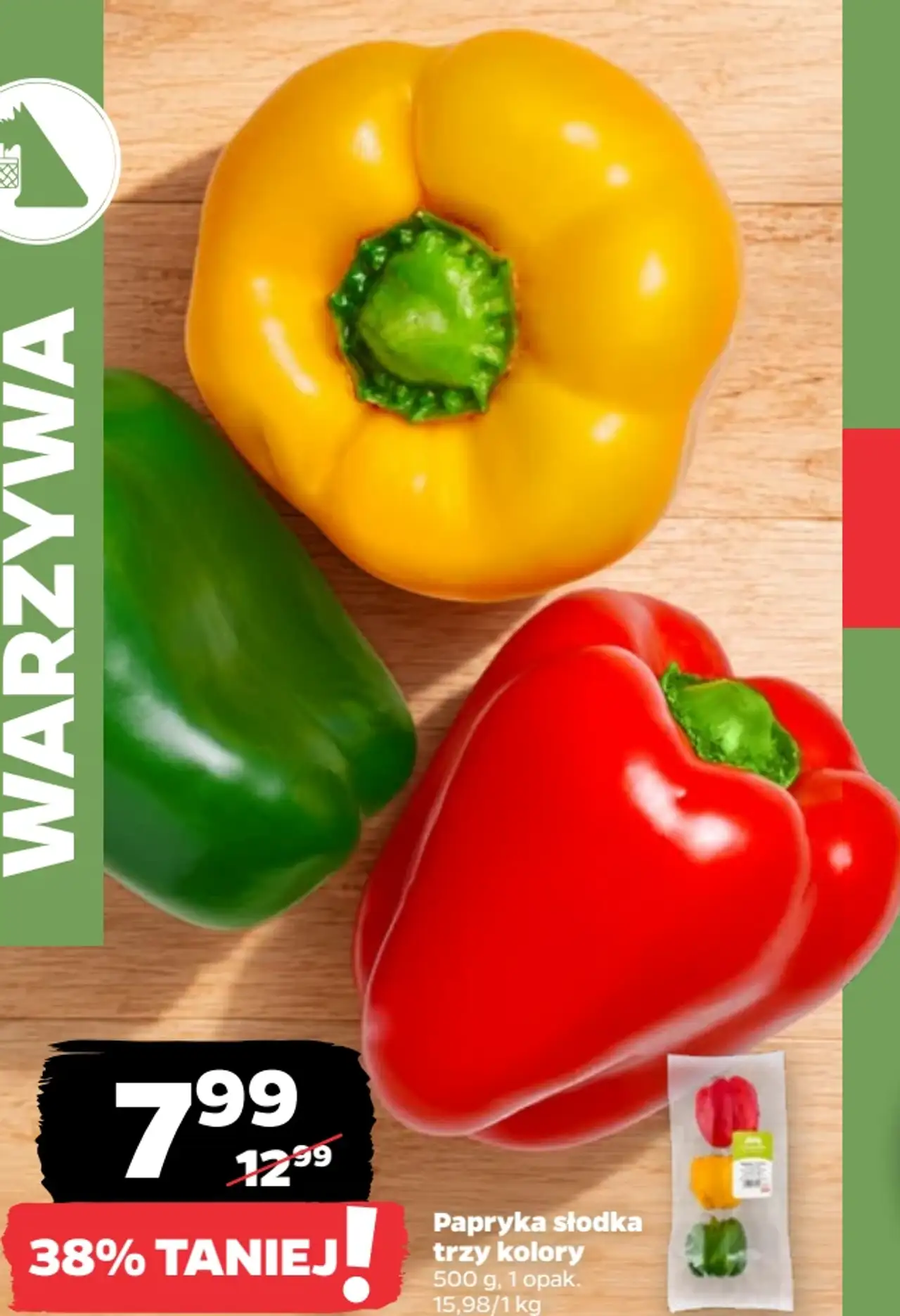 Papryka słodka trzy kolory