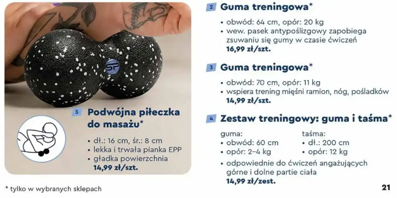 Podwójna piłeczka do masażu Spokey