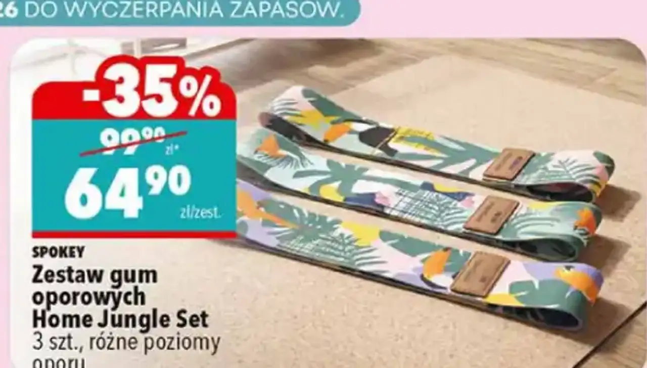 Zestaw gum oporowych Home Jungle Set SPOKEY